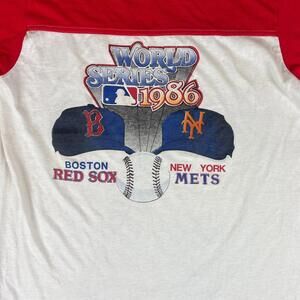 Vintage California Casuals 1986 World Series 3/4 Sleeve T-Shirt Men's Large